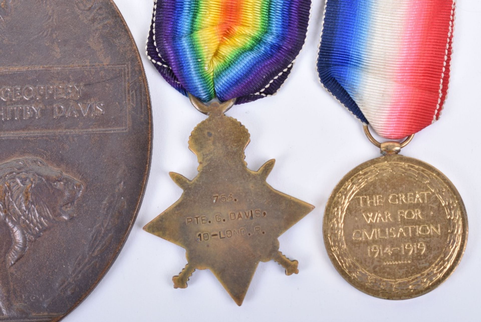 Great War Gallipoli, Assault on Kiretch Tepe Sirt, Killed in Action Medal Group, 1st Battalion 10th - Image 5 of 5