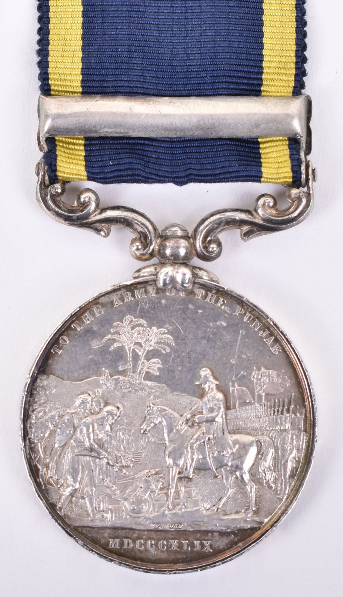 Punjab 1848-49 Campaign Medal 24th Regiment of Foot Killed in Action at the Battle of Chilianwala - Image 3 of 3