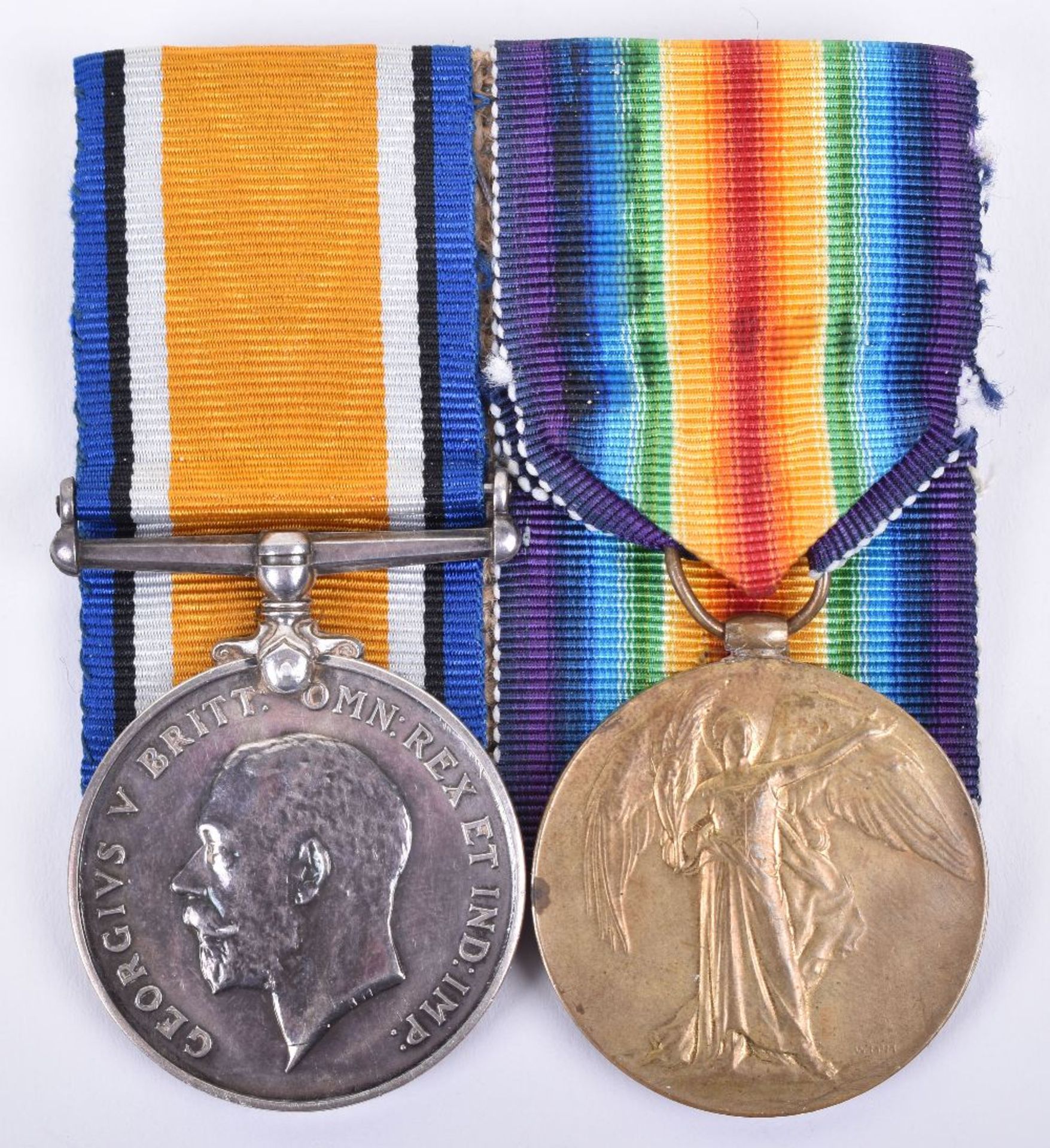 Great War Casualty Medal Pair 10th London Regiment