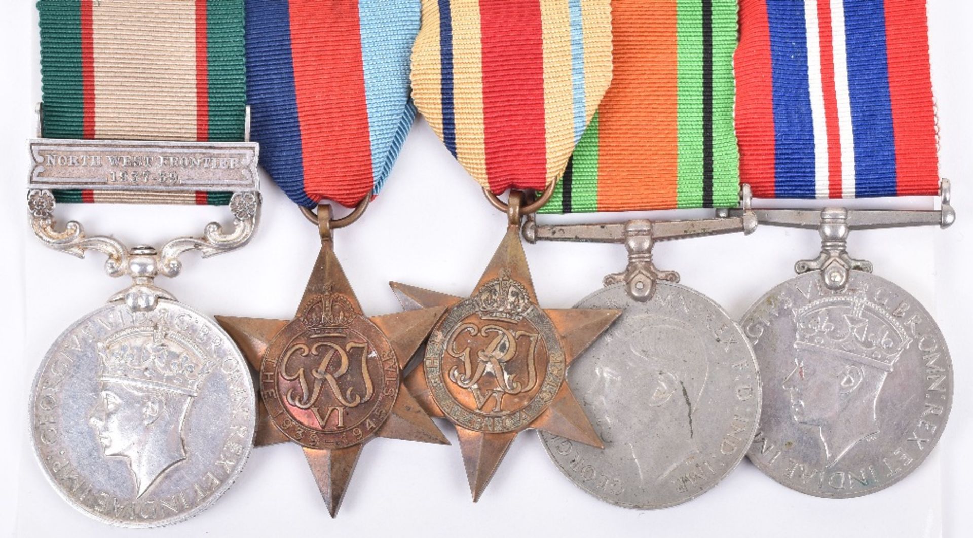 Indian General Service and WW2 Campaign Medal Group of Five Scinde Horse (Indian Armoured Corps)