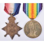 Great War Casualty Medal Pair of 2nd Lieutenant 1/12th Battalion London Regiment, late 1/10th London