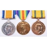 WW1 Territorial Force War Medal Group of Three 10th London Regiment