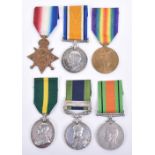 Regimentally Scarce WW1 Territorial Force Efficiency and North West Frontier Medal Group of Six, 10t
