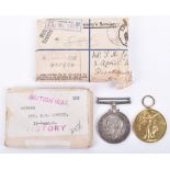 WW1 Medal Pair 10th London Regiment