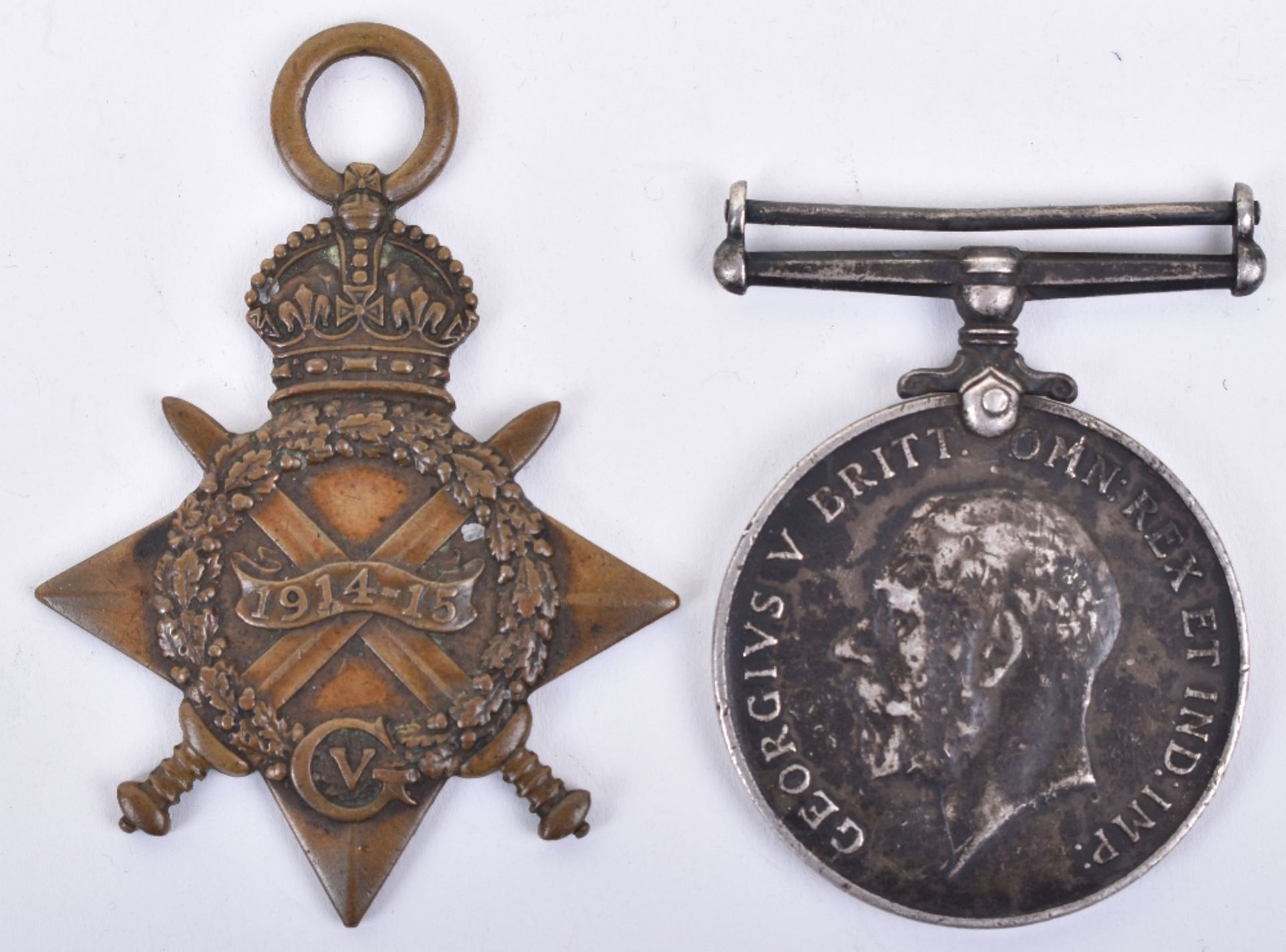 WW1 Medal Pair 10th London Regiment