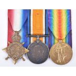 1914-15 Star Medal Trio 10th London Regiment