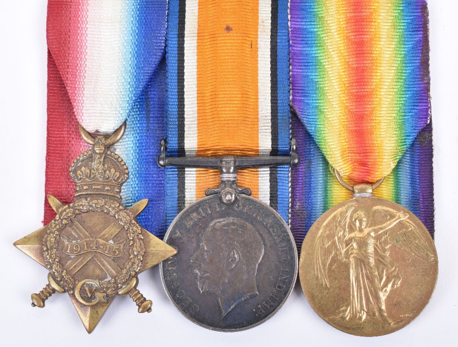 1914-15 Star Medal Trio 10th London Regiment