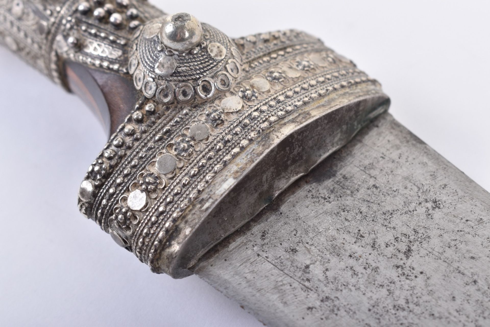 Good Silver Mounted Wahhabite Dagger Jambya - Image 10 of 18