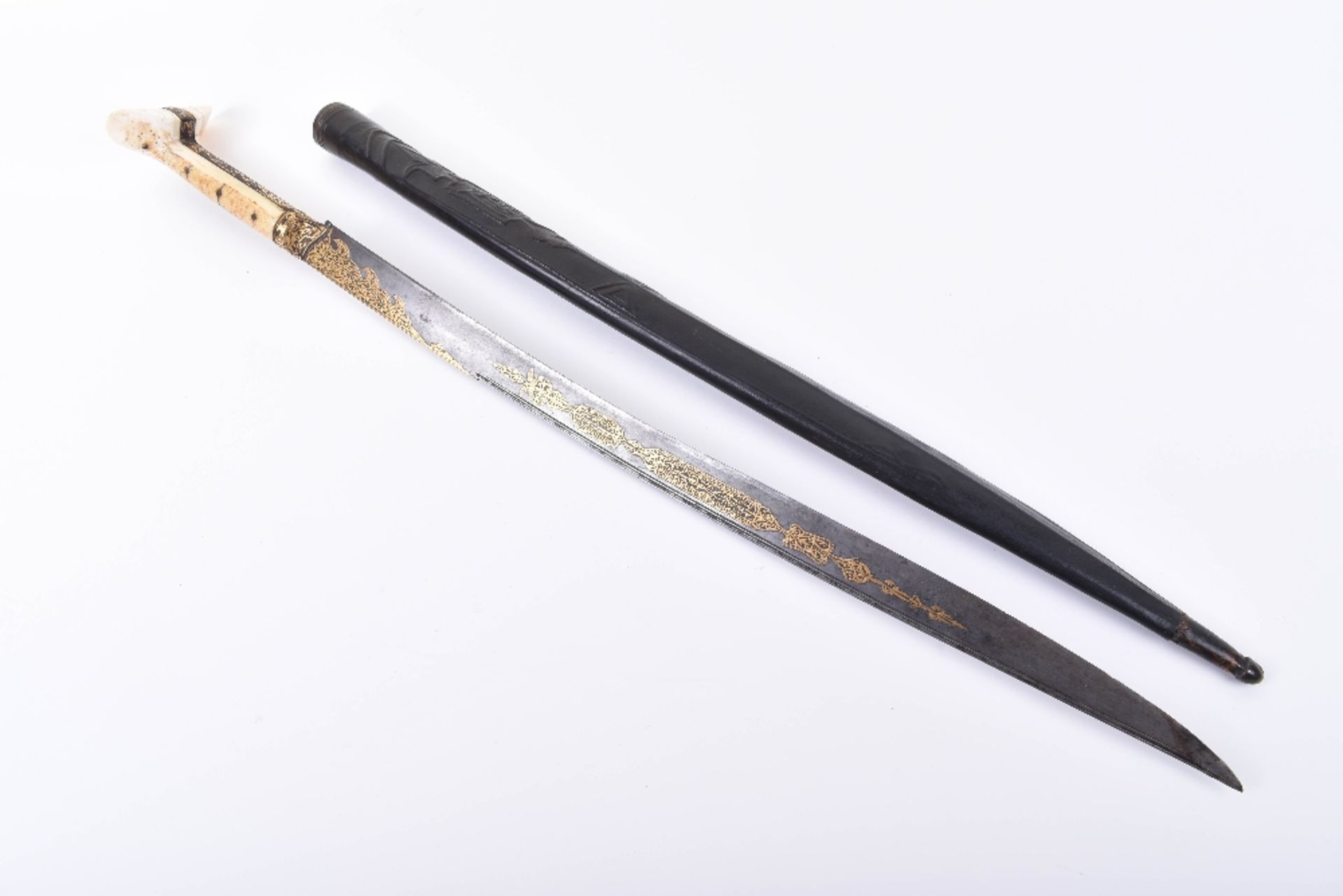 ^ Fine Turkish Sword Yataghan Dated 1826 - Image 22 of 25