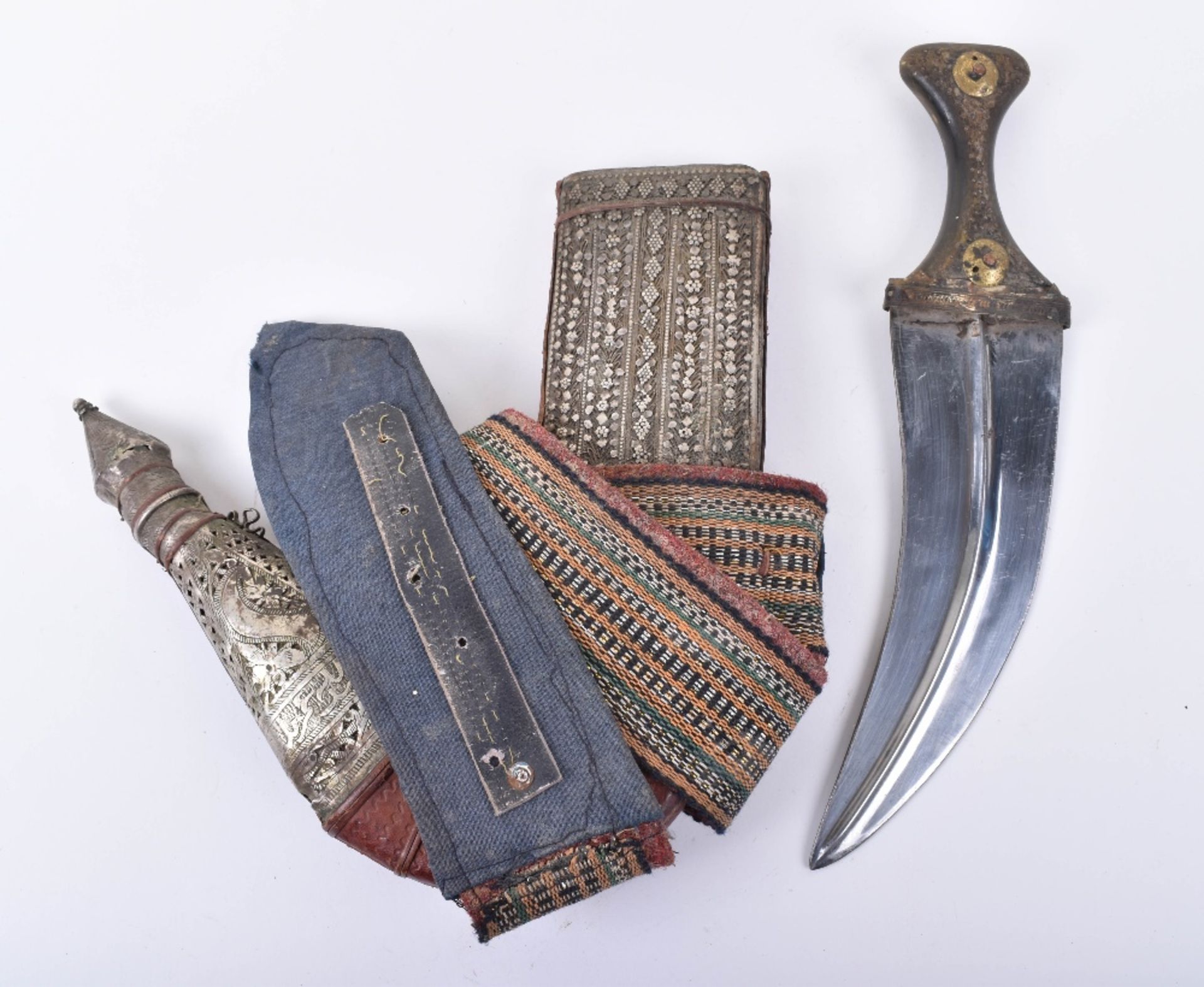 Large Yemeni Dagger Jambya c.1950