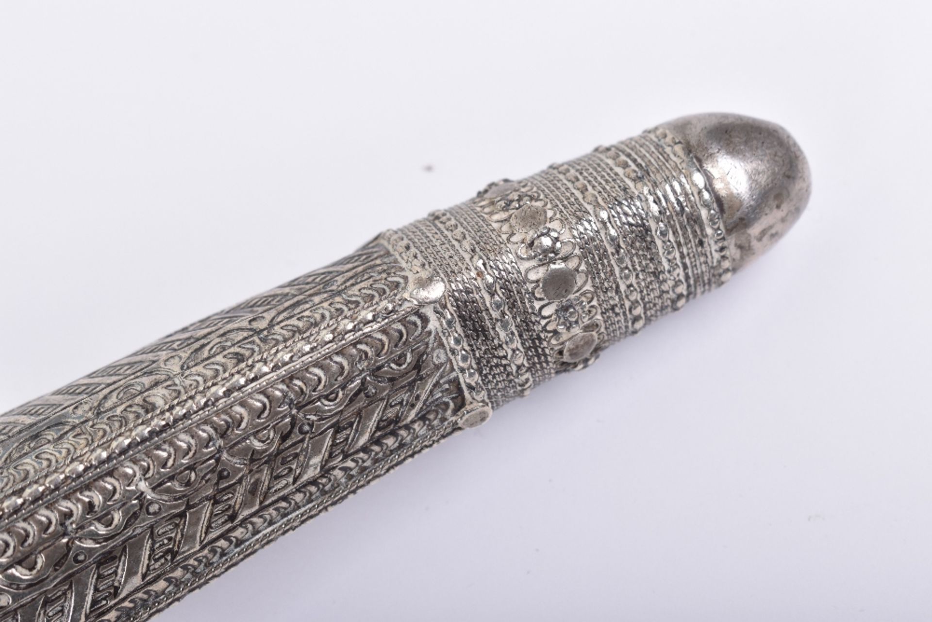 Good Silver Mounted Wahhabite Dagger Jambya - Image 6 of 18