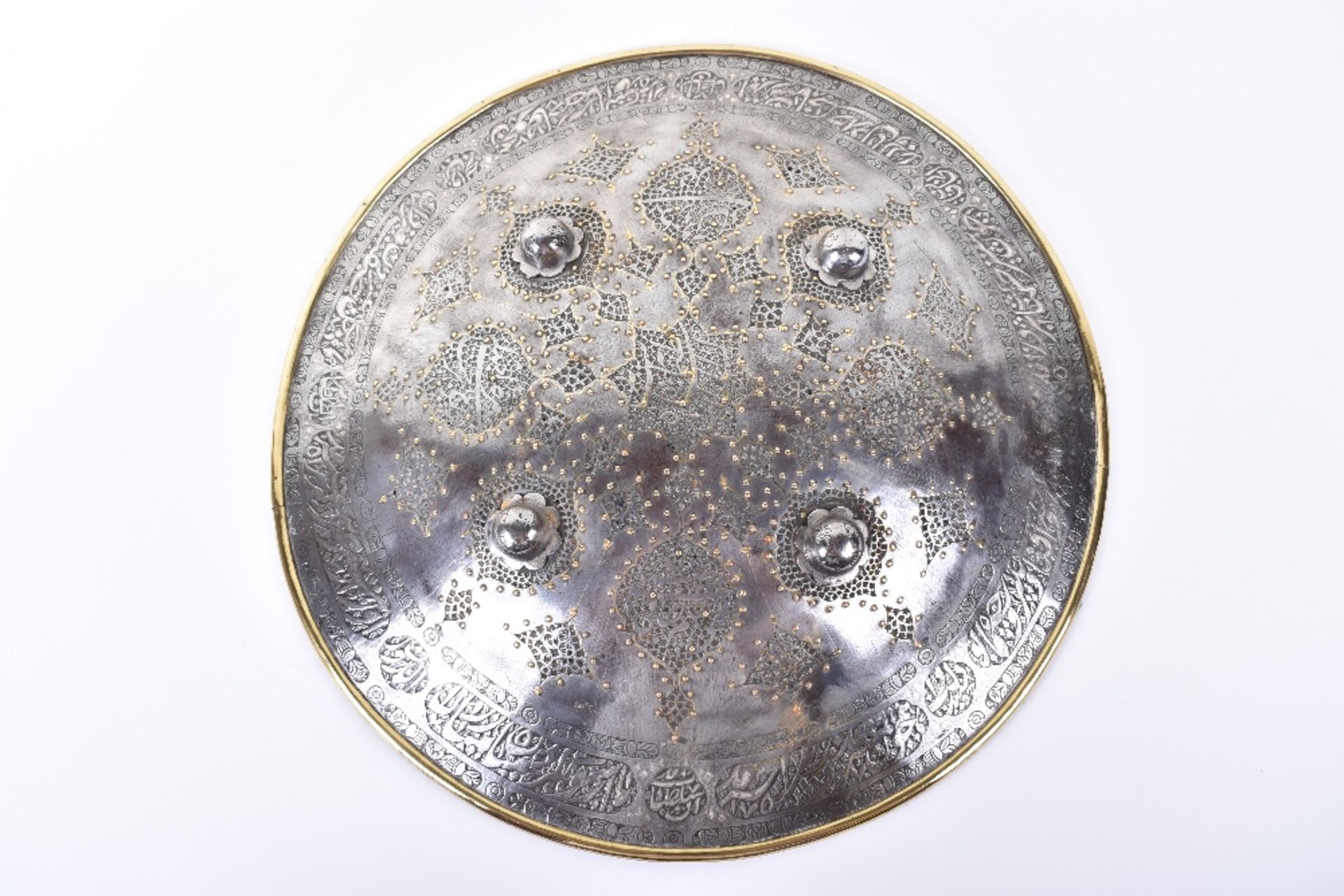 Persian Iron Shield Dhal, Qjar Dynasty