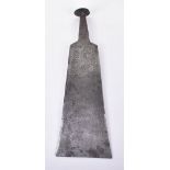 Large Persian Steel Cleaver, Qjar Dynasty