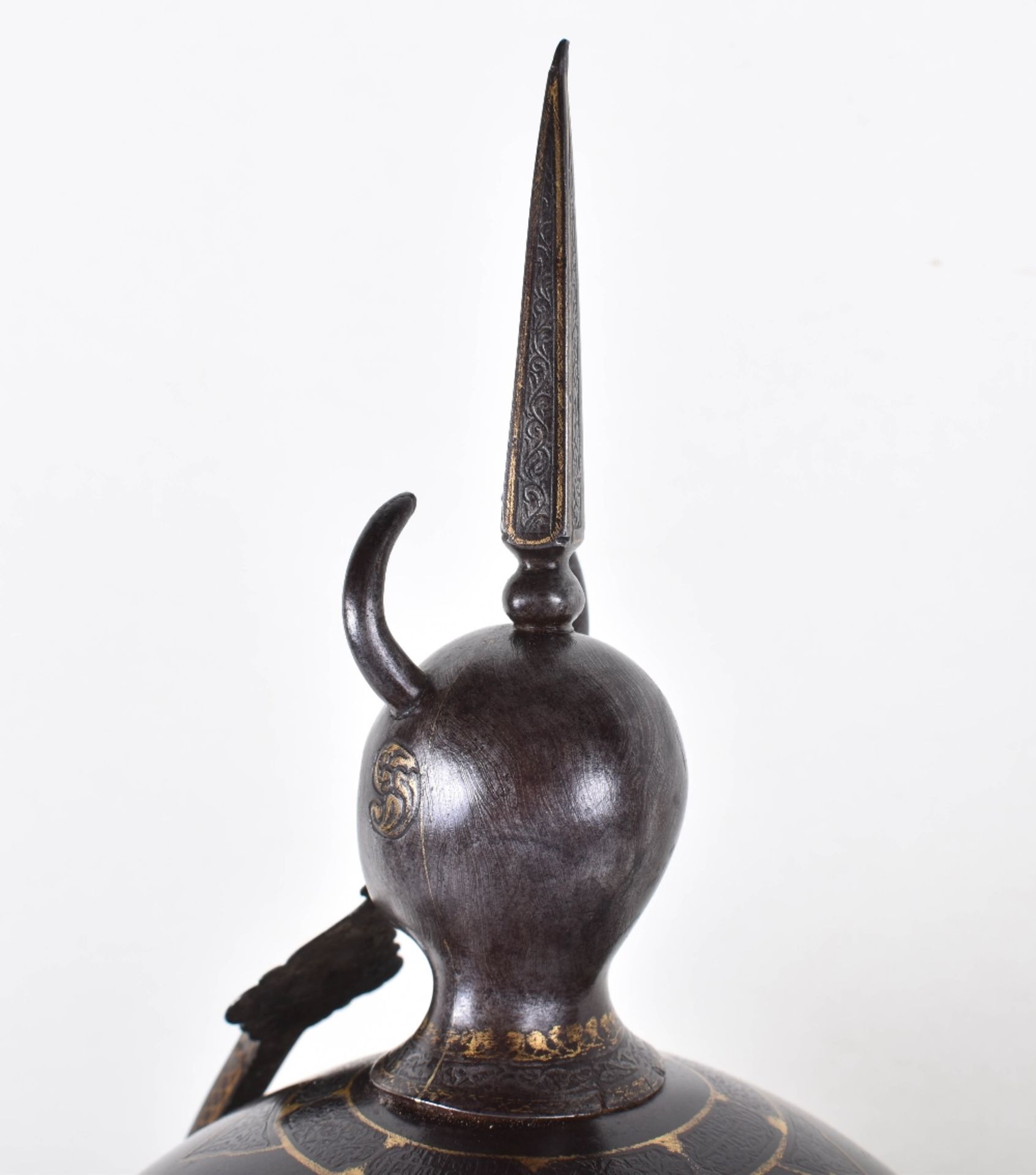 Fine Persian Helmet Khula Khud, Qjar Dynasty - Image 18 of 21