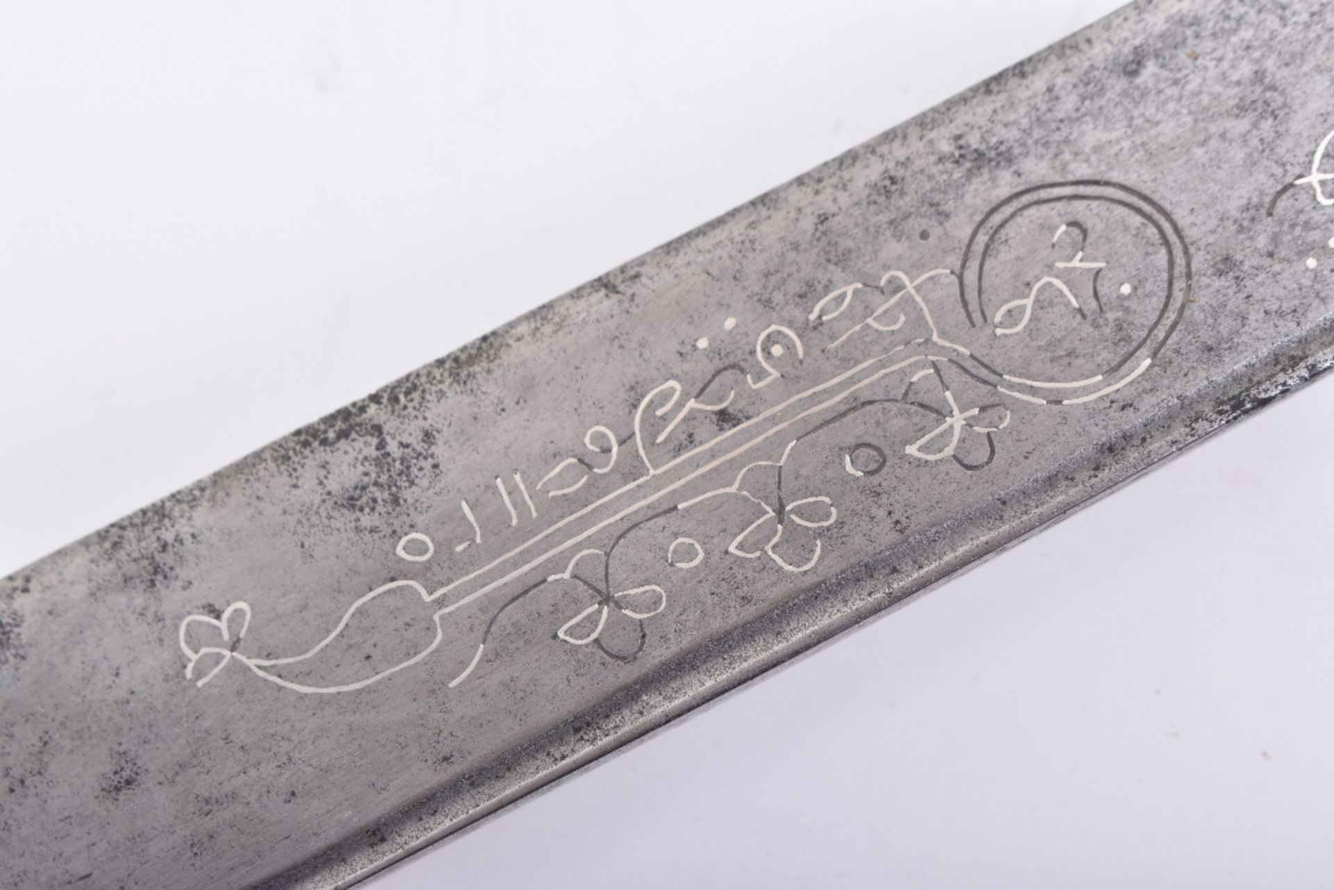 ^ Good Turkish Silver Mounted Sword Yataghan - Image 14 of 34