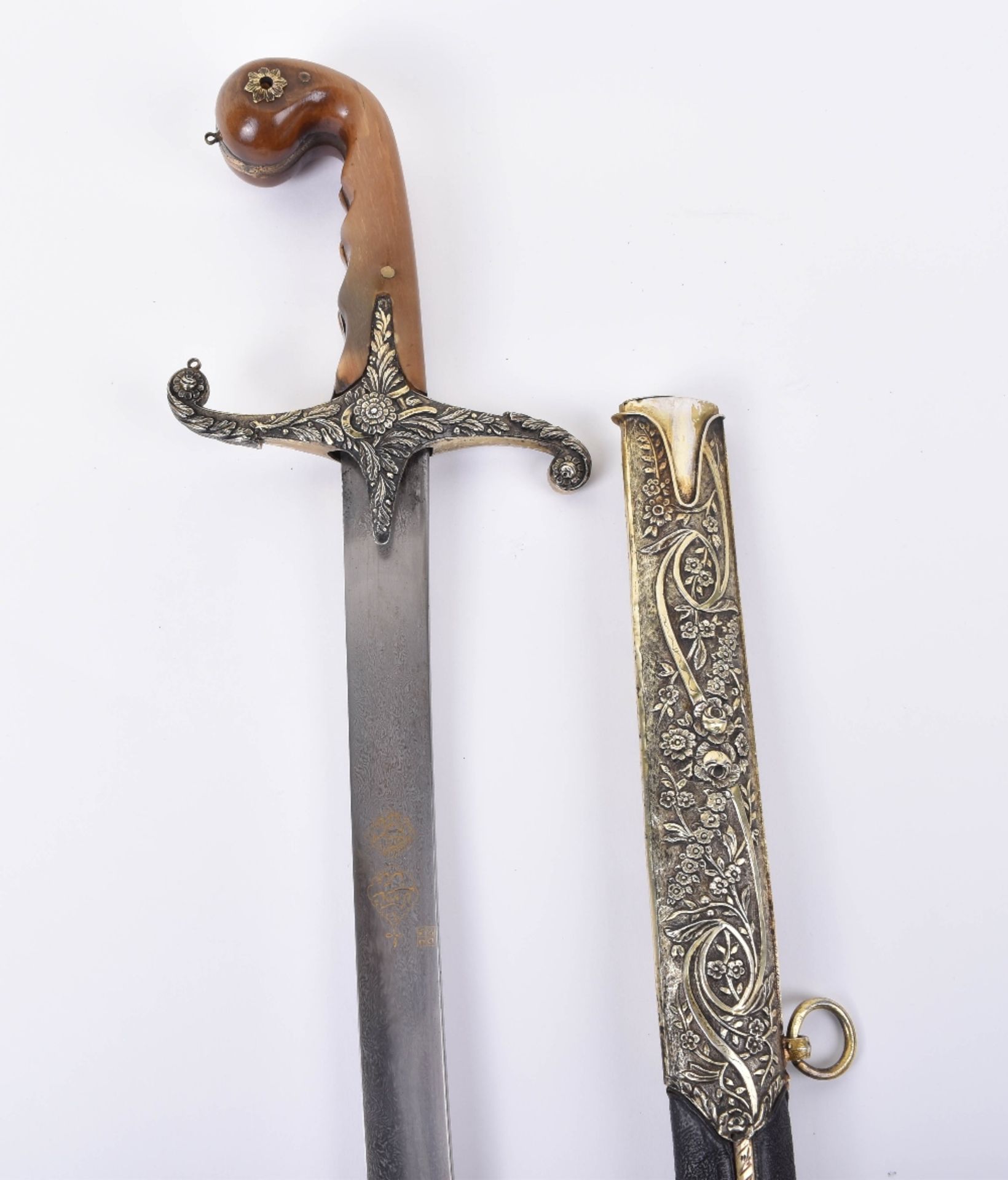 ^ Fine Ottoman Turkish Sword Shamshir