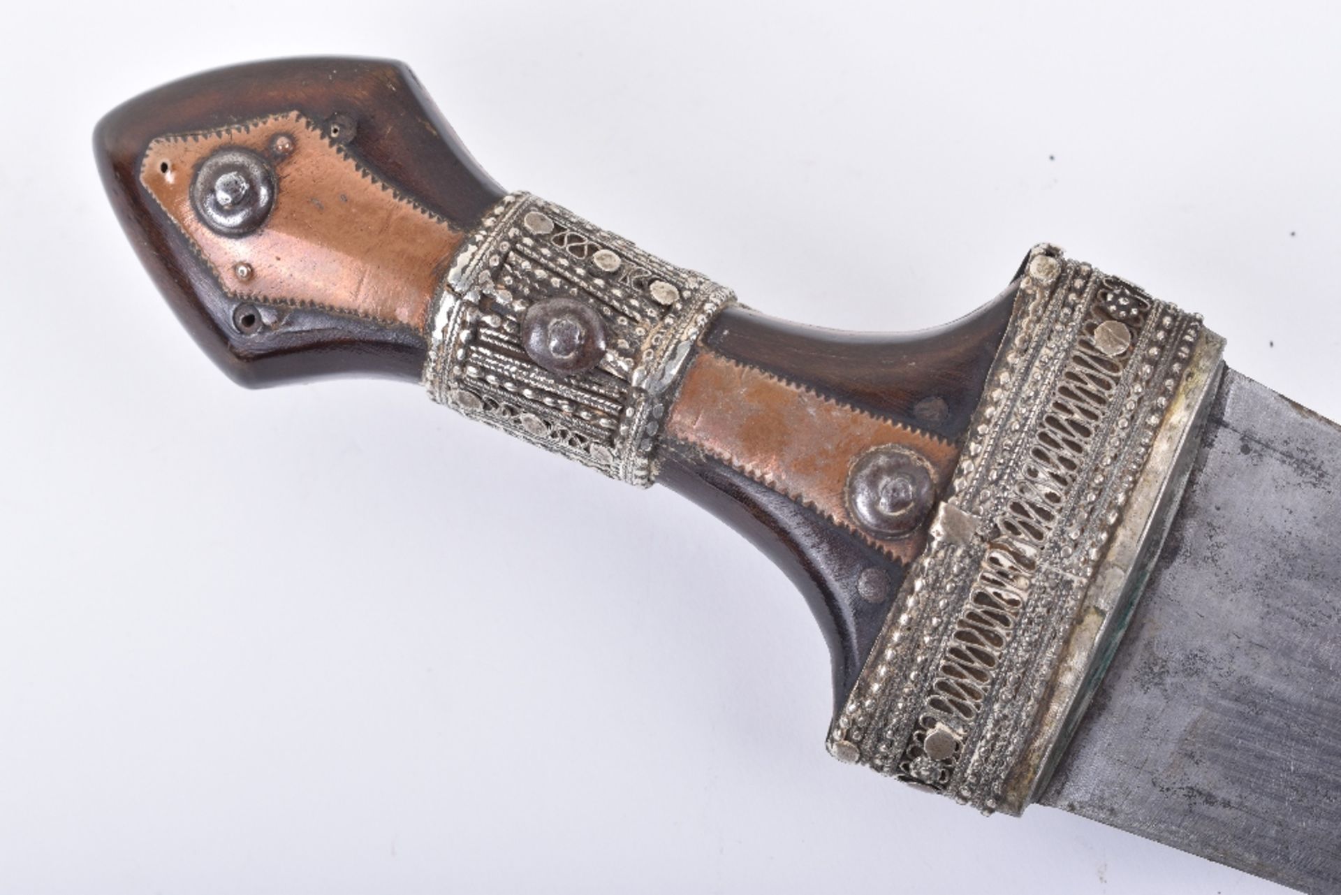 Good Silver Mounted Wahhabite Dagger Jambya - Image 11 of 18