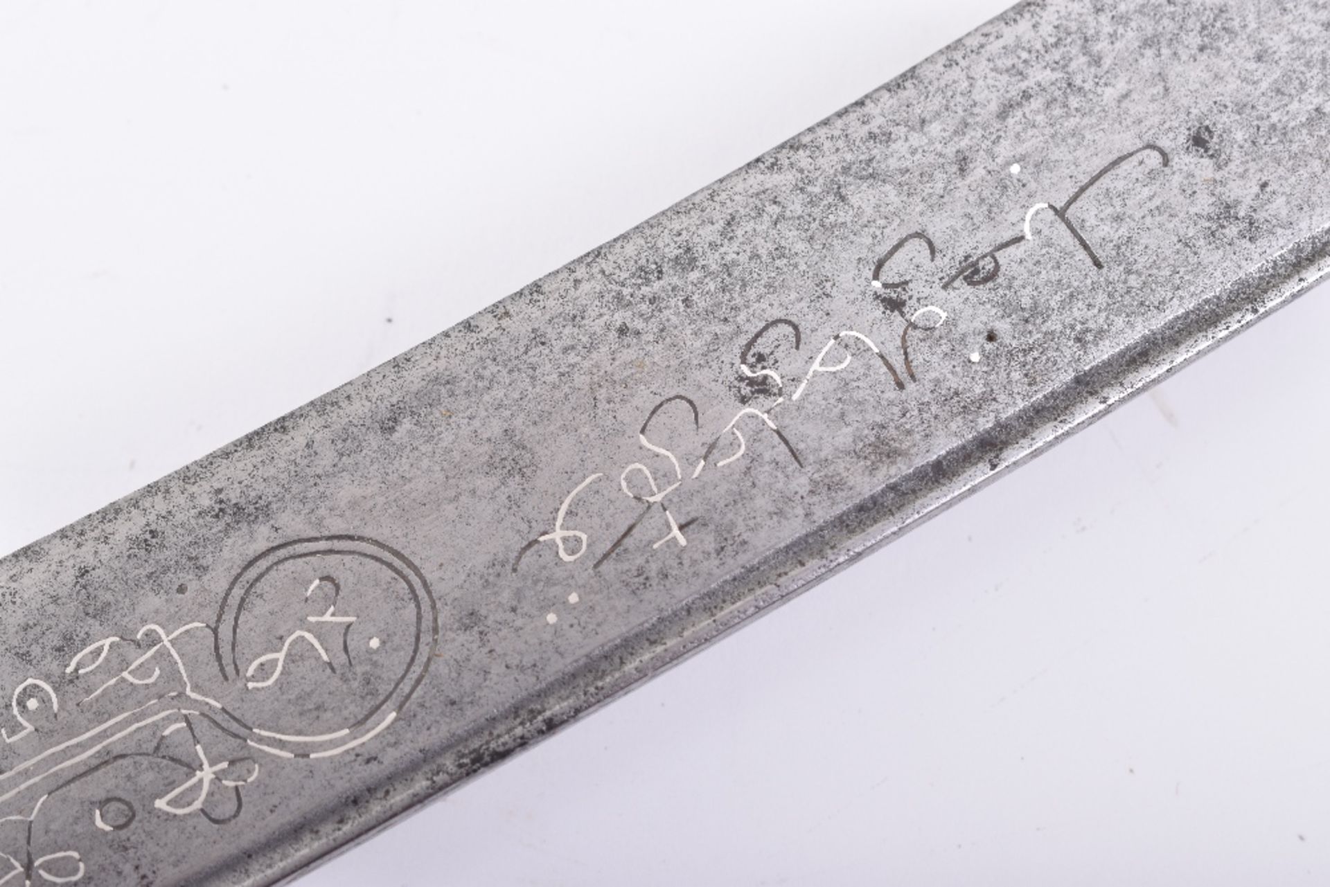 ^ Good Turkish Silver Mounted Sword Yataghan - Image 15 of 34