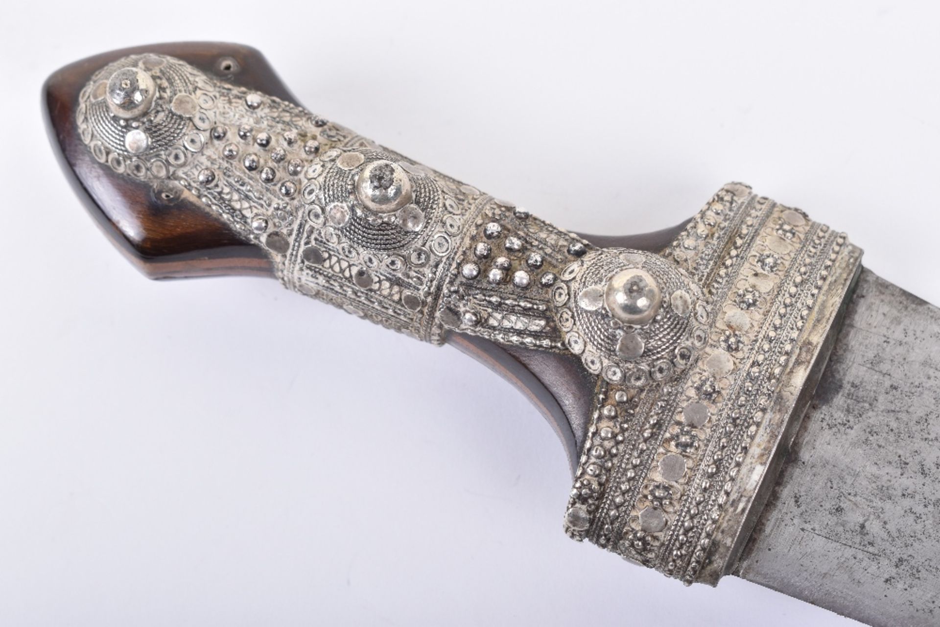 Good Silver Mounted Wahhabite Dagger Jambya - Image 7 of 18