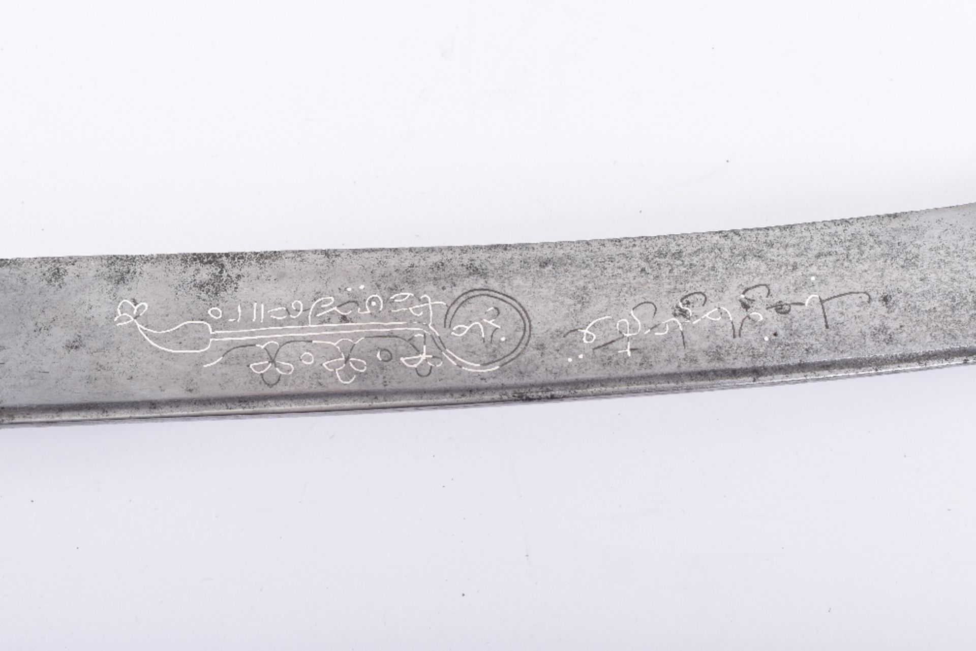 ^ Good Turkish Silver Mounted Sword Yataghan - Image 13 of 34