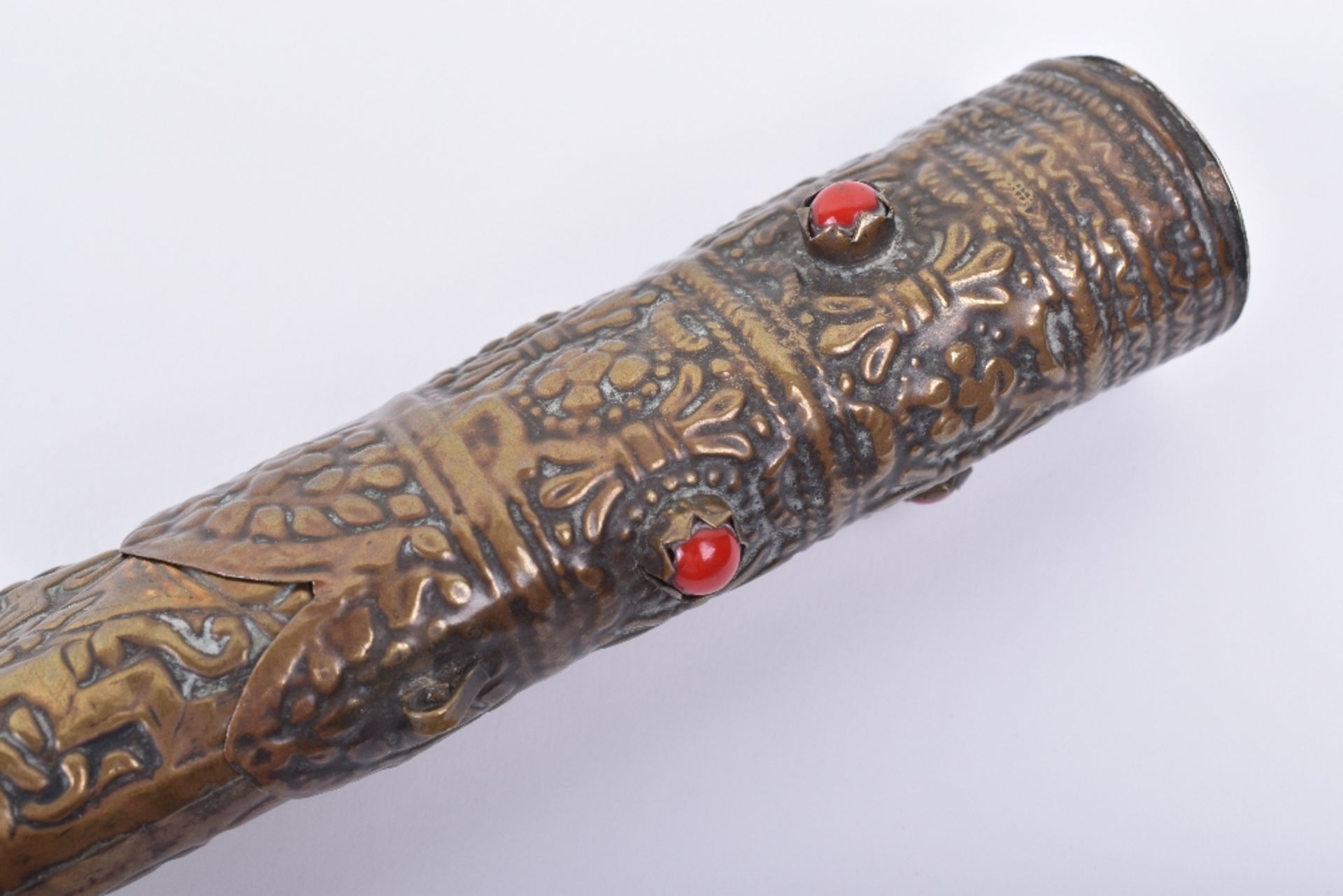 Unusual Turkish Brass Hilt Sword Yataghan - Image 3 of 25