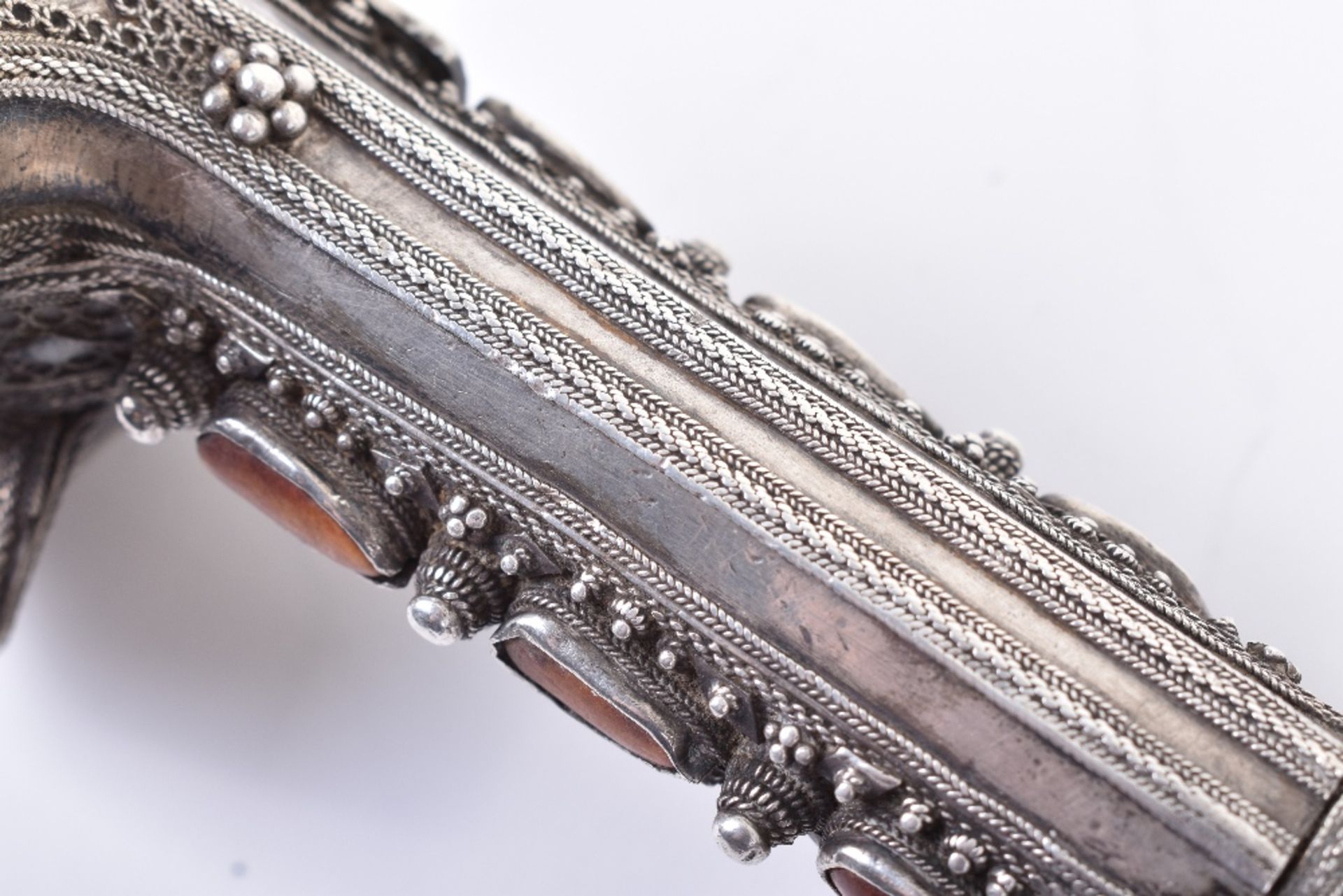 ^ Good Turkish Silver Mounted Sword Yataghan - Image 27 of 34