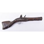 Ottoman Turkish Flintlock Blunderbuss Pistol