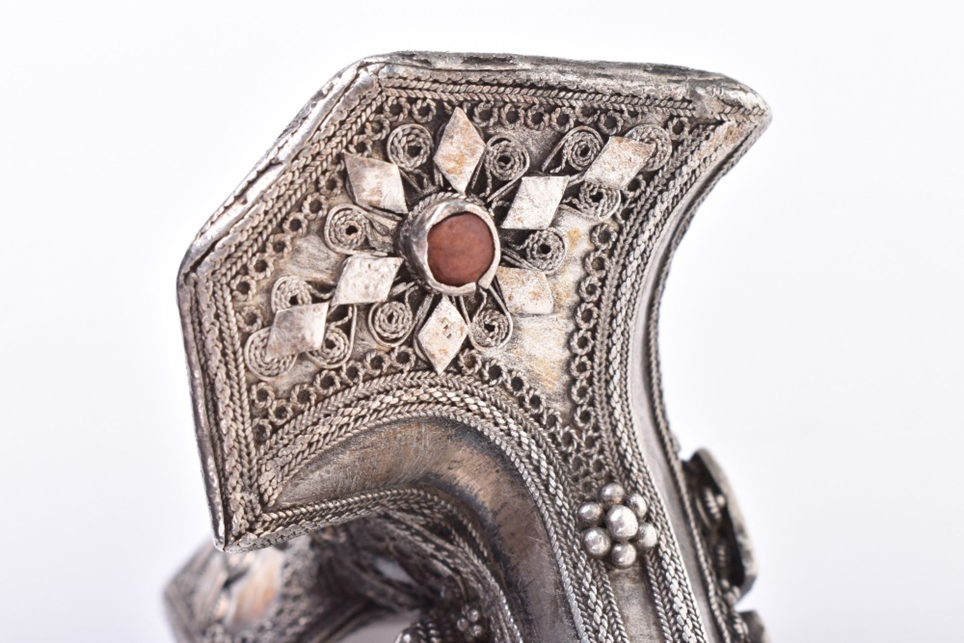 ^ Good Turkish Silver Mounted Sword Yataghan - Image 26 of 34