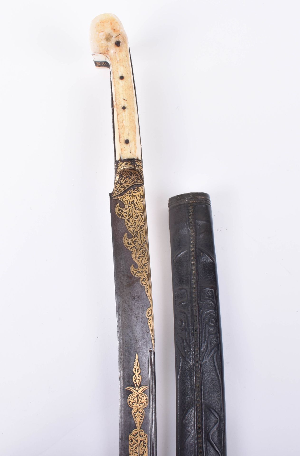 ^ Fine Turkish Sword Yataghan Dated 1826 - Image 2 of 25