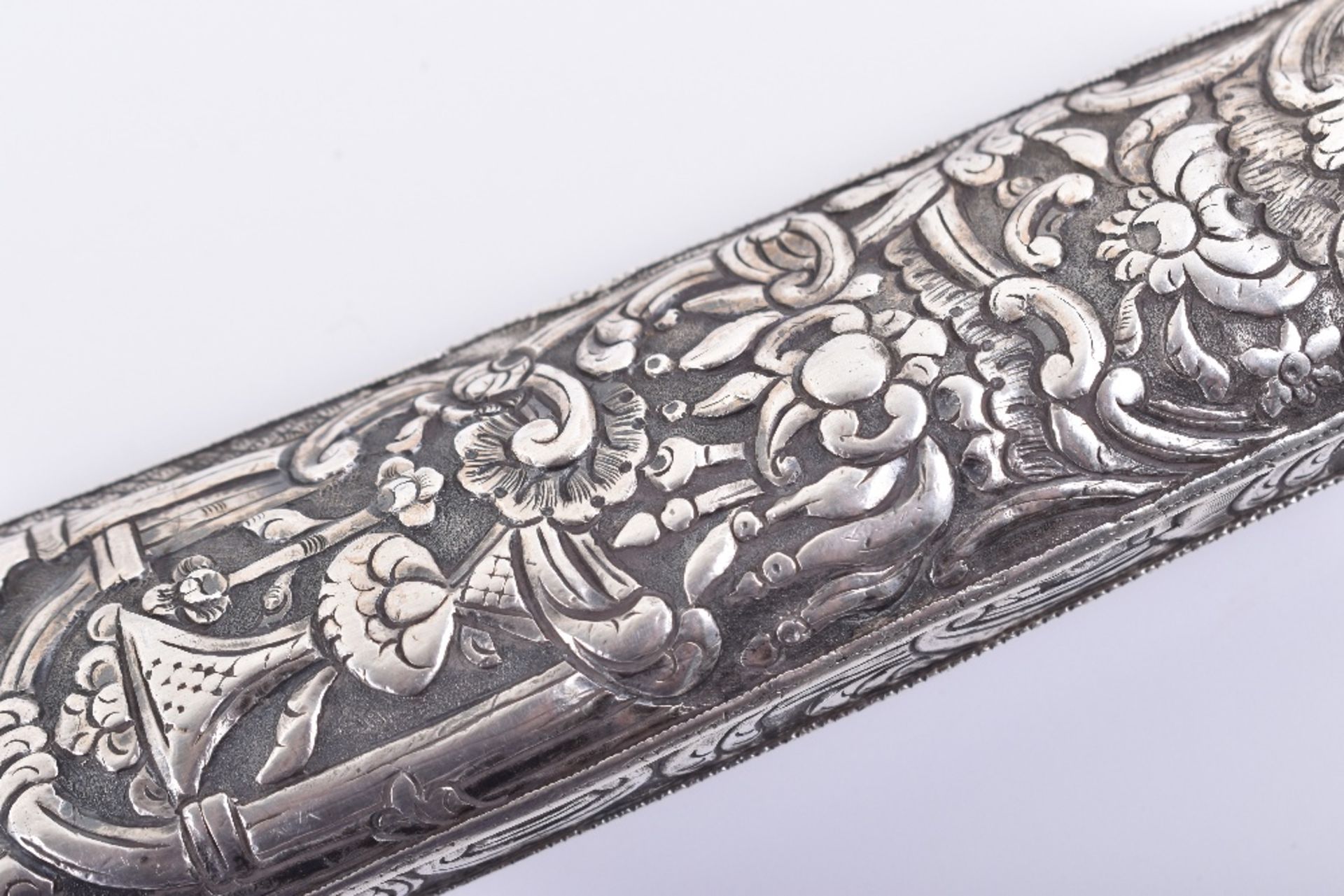 ^ Good Turkish Silver Mounted Sword Yataghan - Image 7 of 34