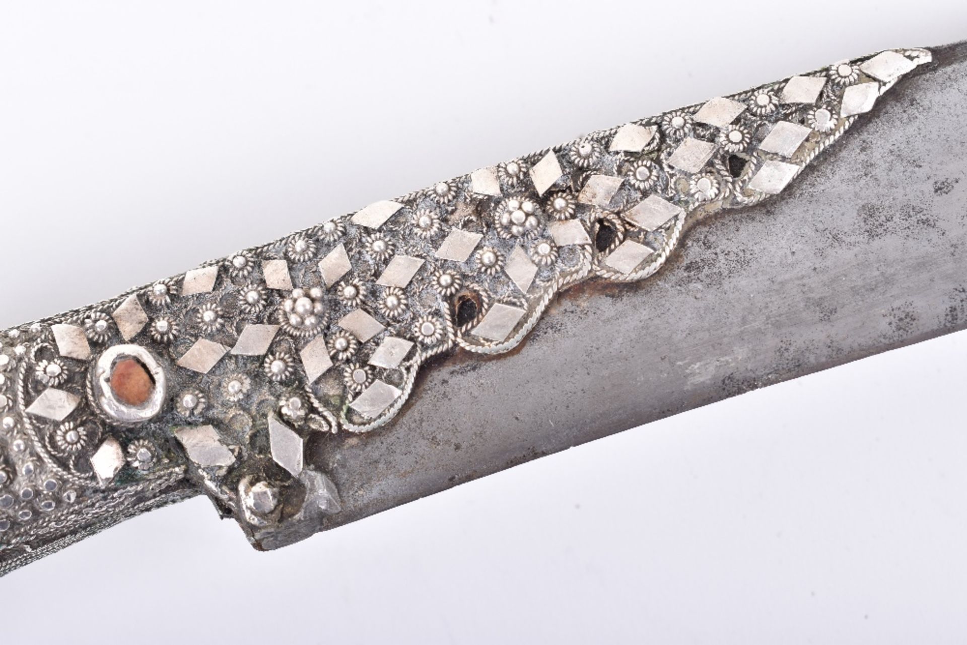 ^ Good Turkish Silver Mounted Sword Yataghan - Image 25 of 34