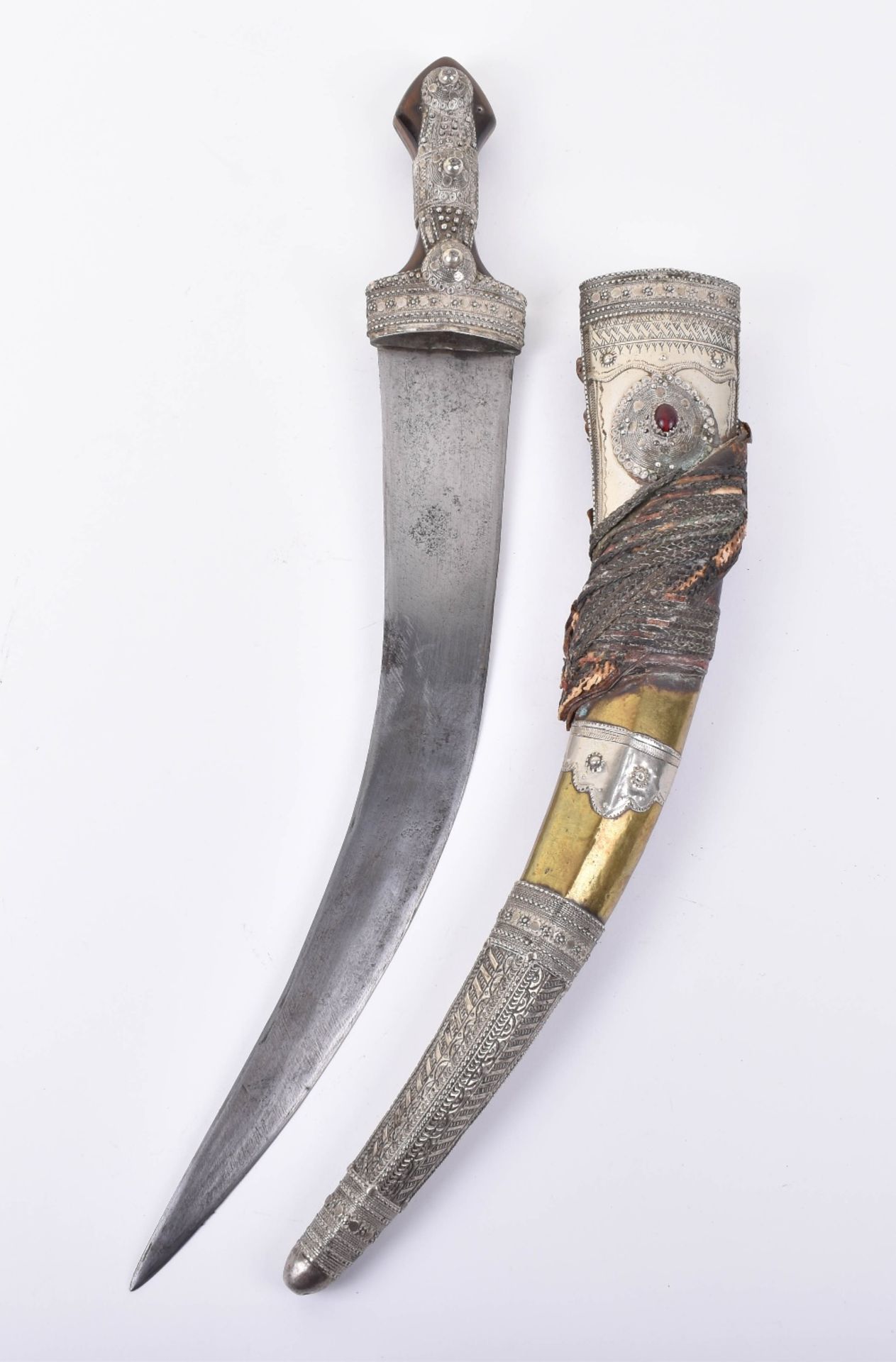 Good Silver Mounted Wahhabite Dagger Jambya - Image 17 of 18