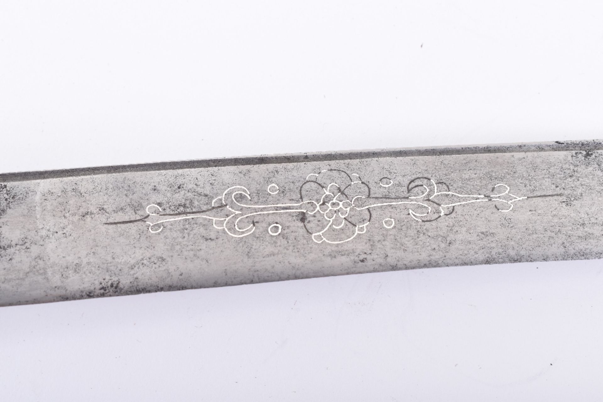 ^ Good Turkish Silver Mounted Sword Yataghan - Image 12 of 34