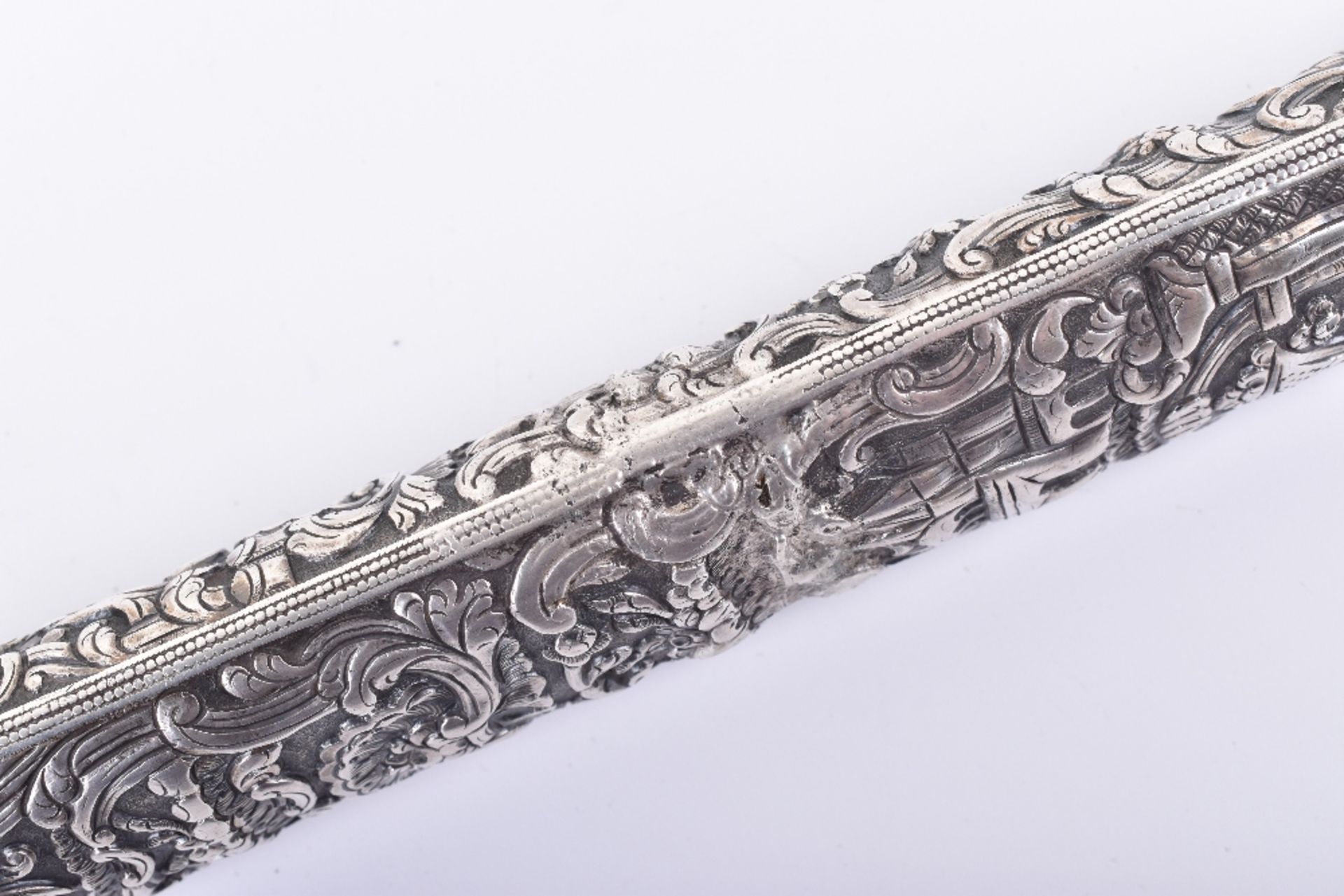 ^ Good Turkish Silver Mounted Sword Yataghan - Image 10 of 34