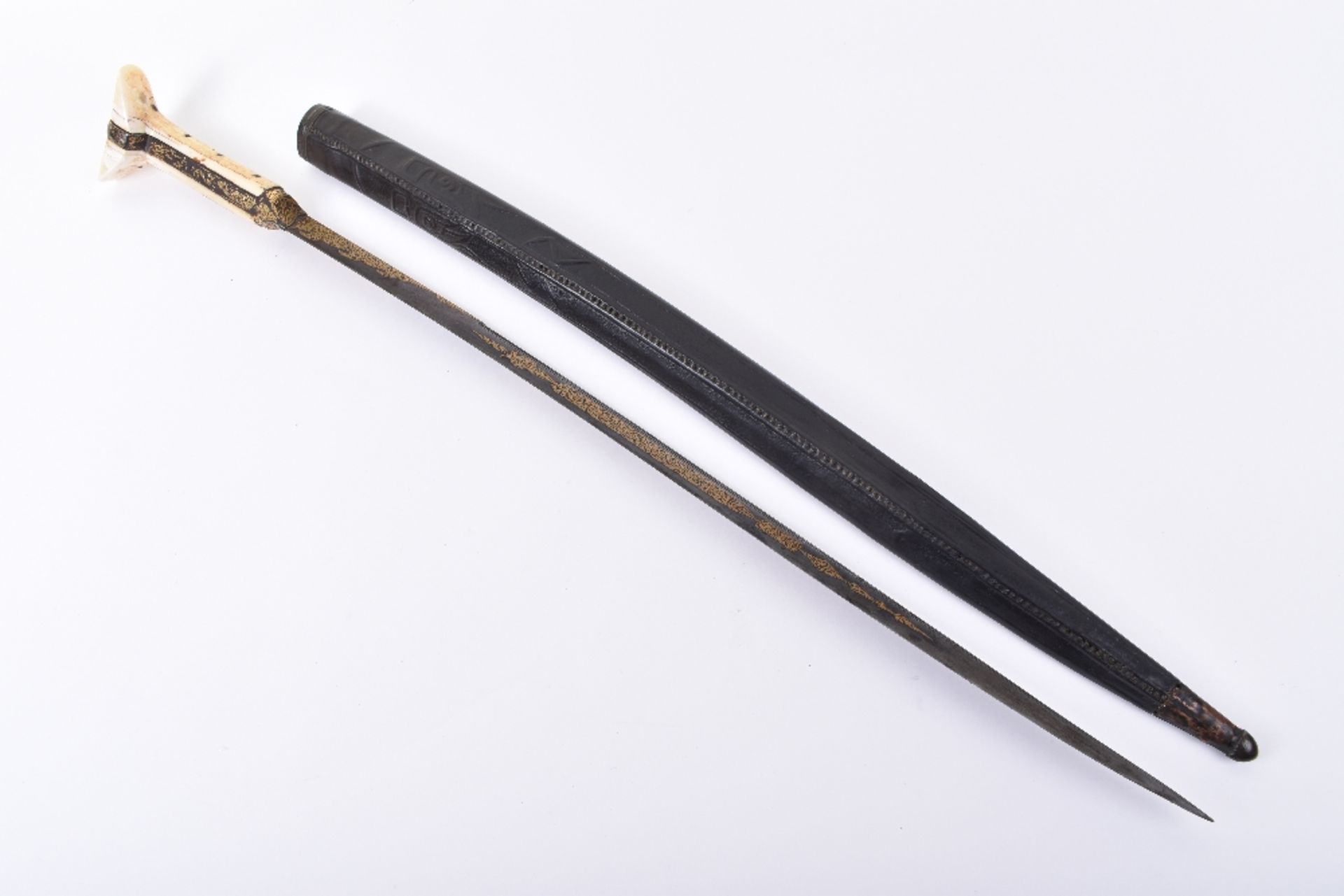 ^ Fine Turkish Sword Yataghan Dated 1826 - Image 23 of 25
