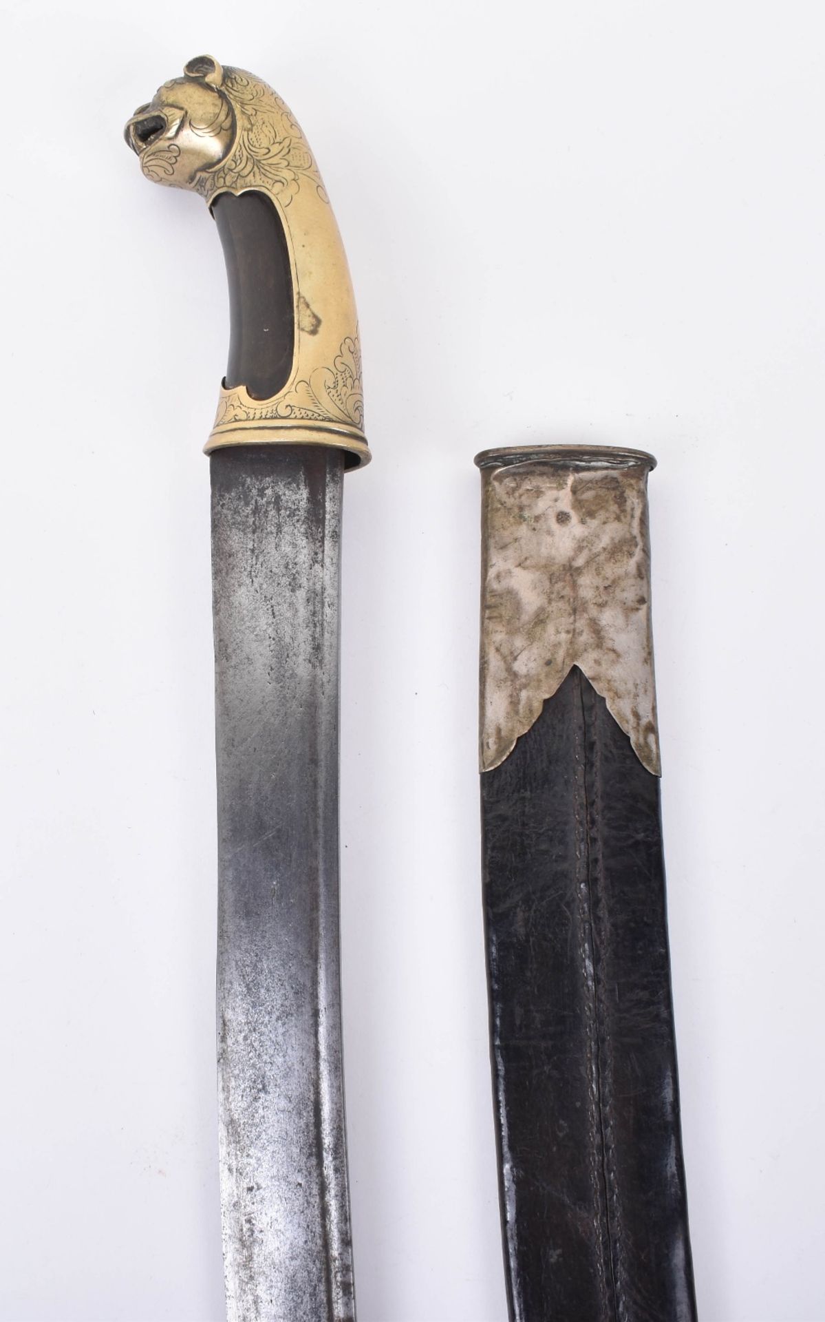 Rare and Unusual Chinese Short Sword, Late 18th Century - Image 3 of 17