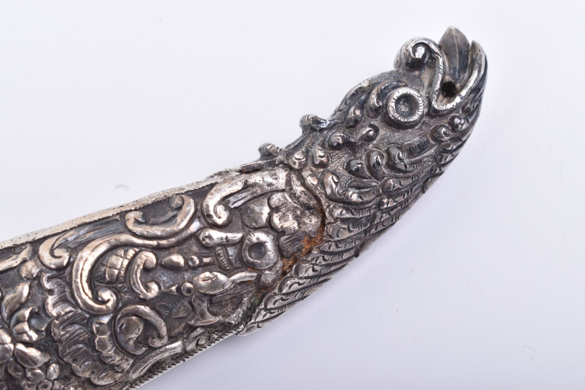 ^ Good Turkish Silver Mounted Sword Yataghan - Image 5 of 34