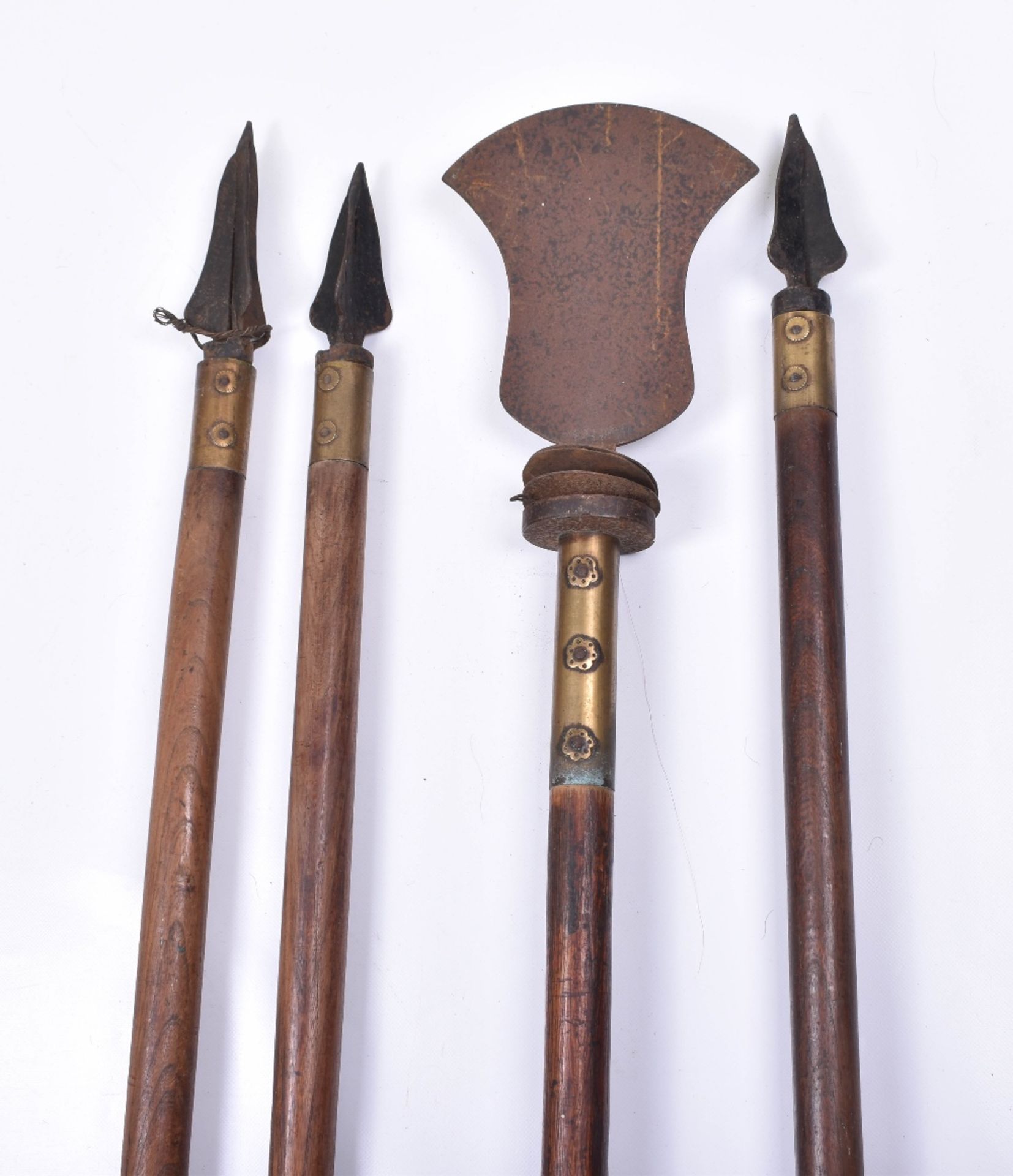 Good Set of 4 Chinese Polearms, 19th Century - Image 12 of 12