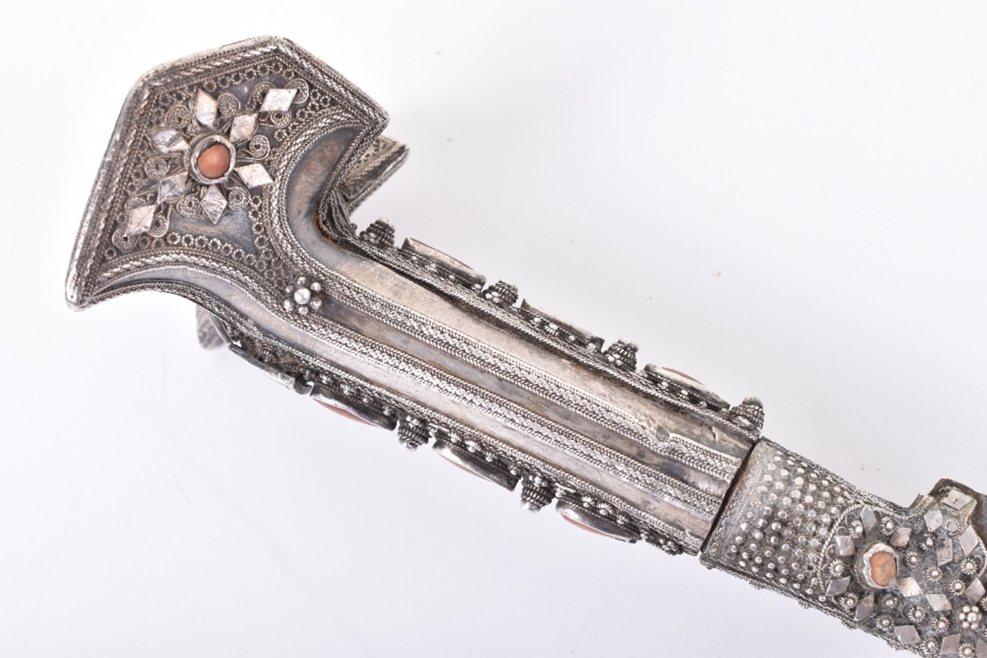 ^ Good Turkish Silver Mounted Sword Yataghan - Image 19 of 34