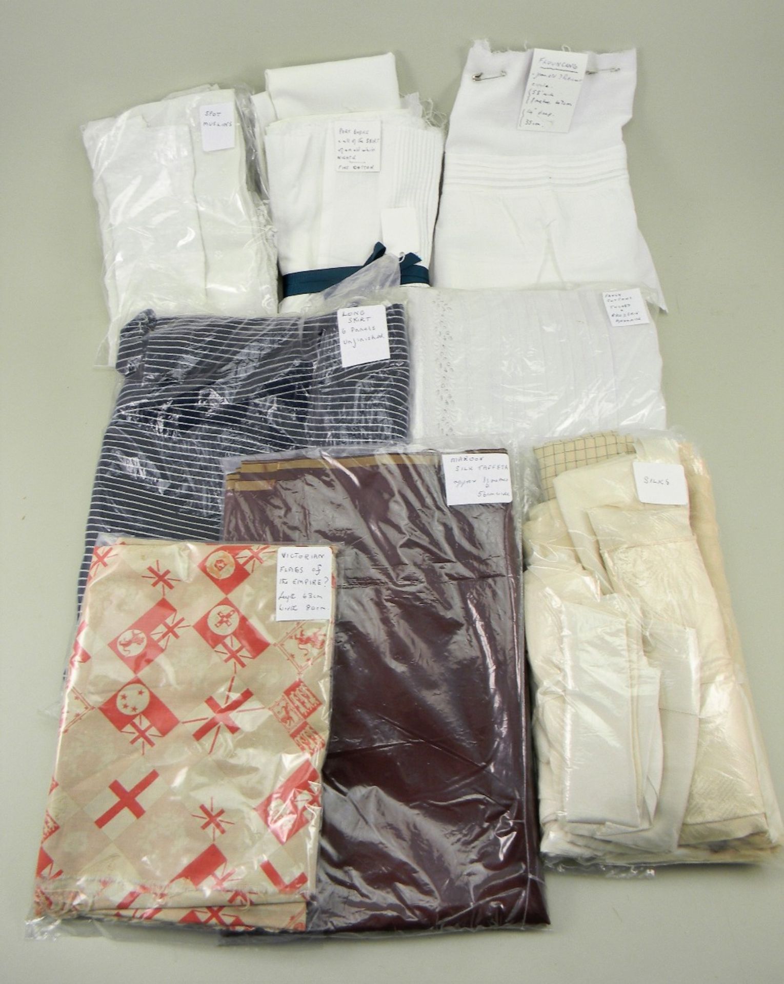 Assortment of material suitable for making dolls clothes, - Image 2 of 3