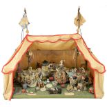 Wonderful miniature ‘Dolls Bazaar’ , English, circa 1880,