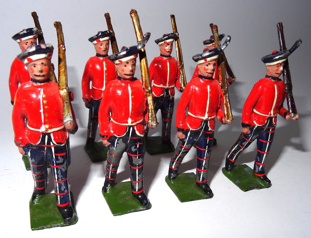 Britains set 1395, King's Own Scottish Borderers - Image 2 of 5