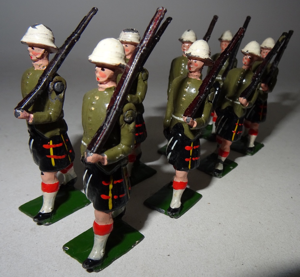 Britains set 11, Black Watch charging - Image 3 of 5