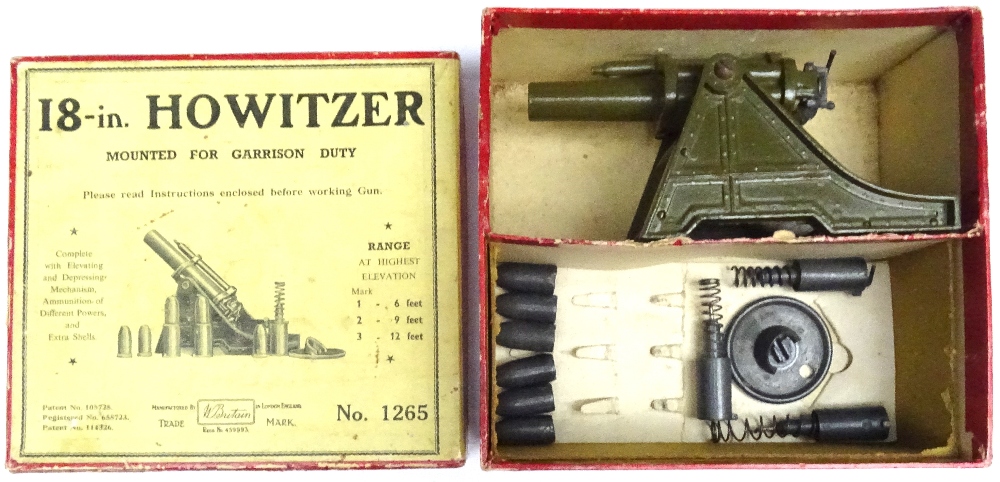 Britains set 1265, 18inch Howitzer, Garrison Mounting