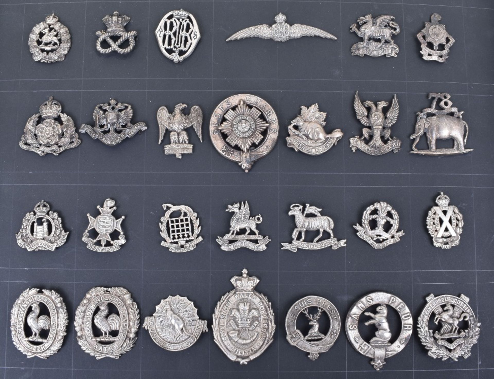 Military White Metal Badges - Image 3 of 3
