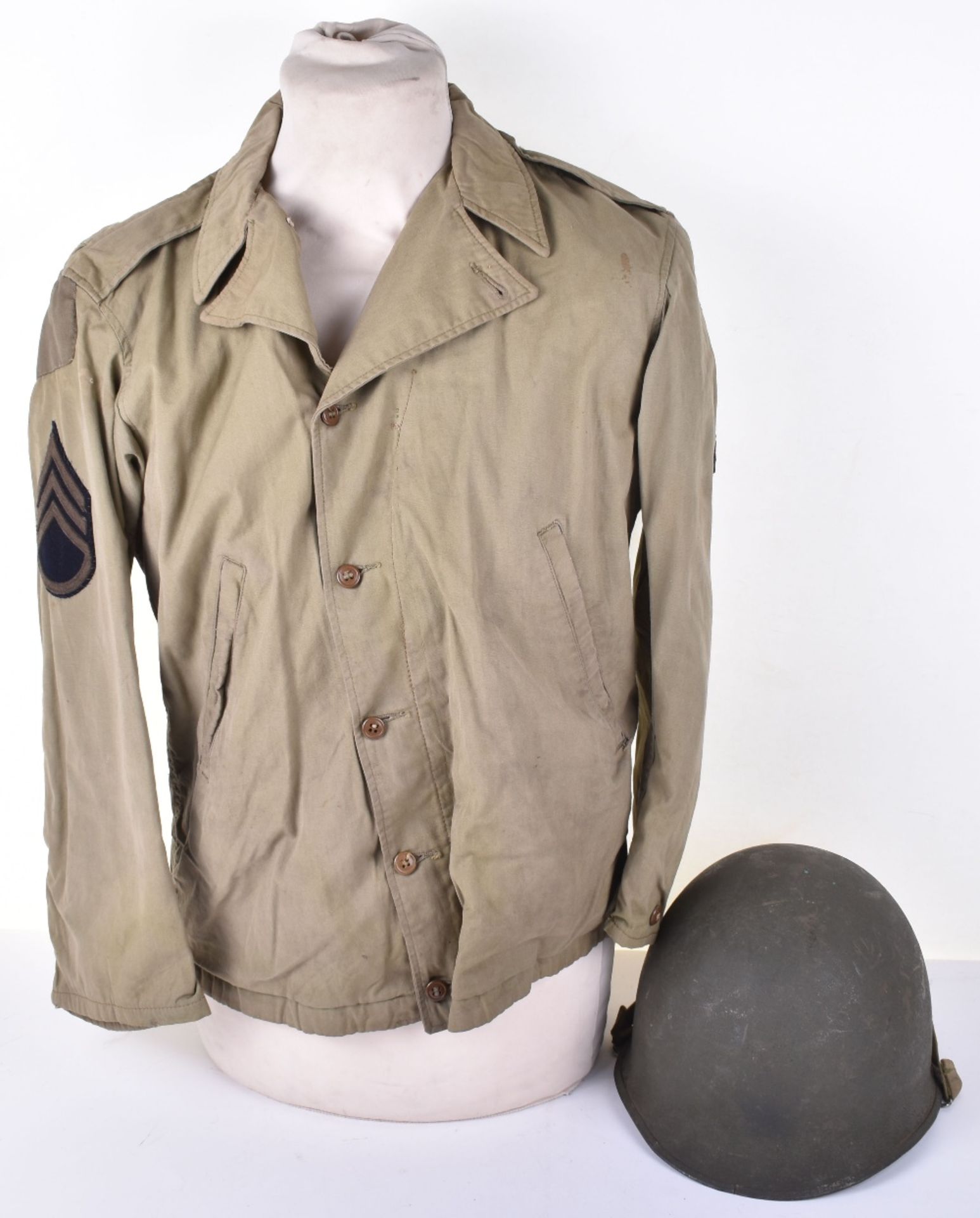 WW2 US Jacket and Helmet