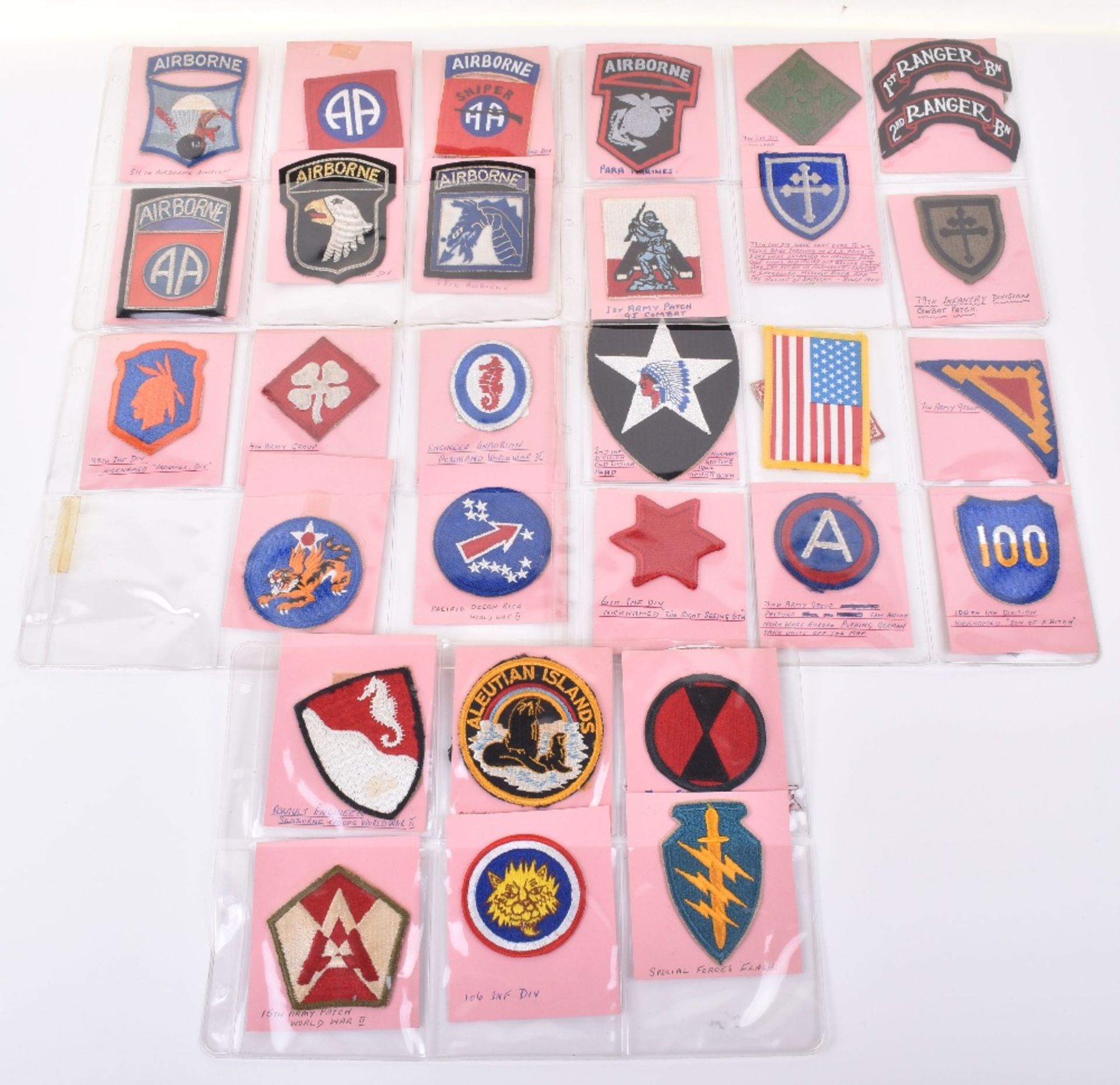 US Military Cloth Badges