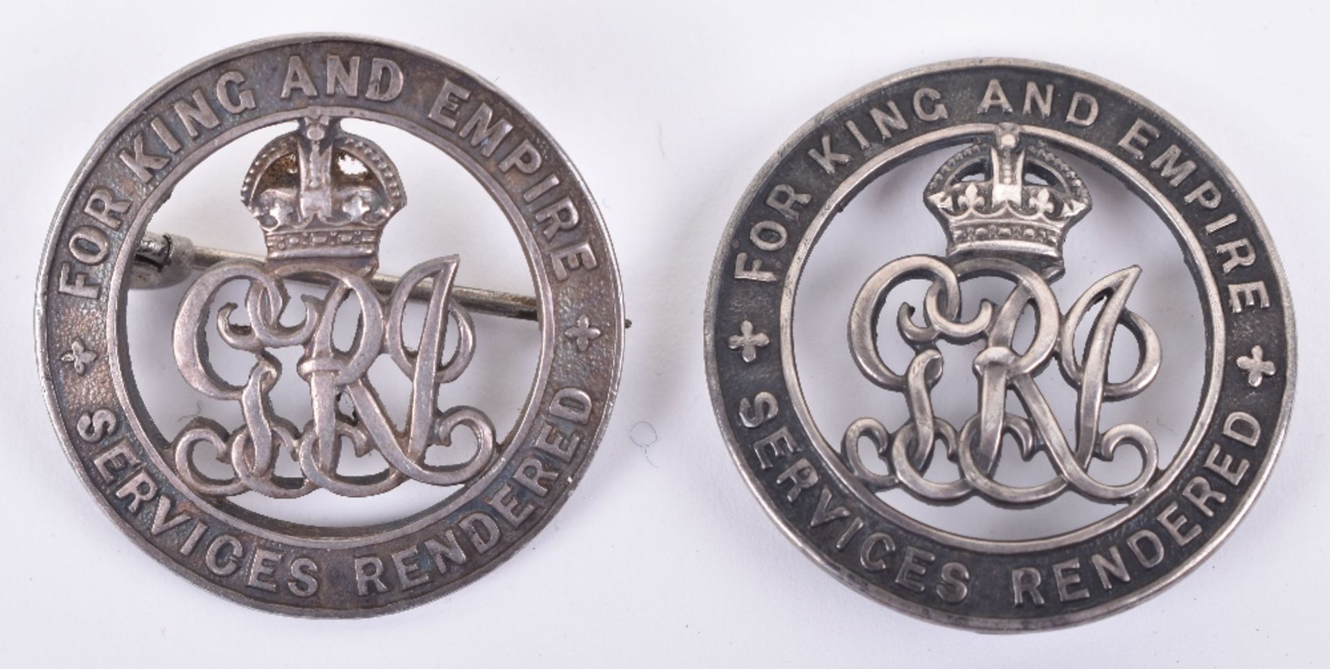 WW1 Silver Wound Badges