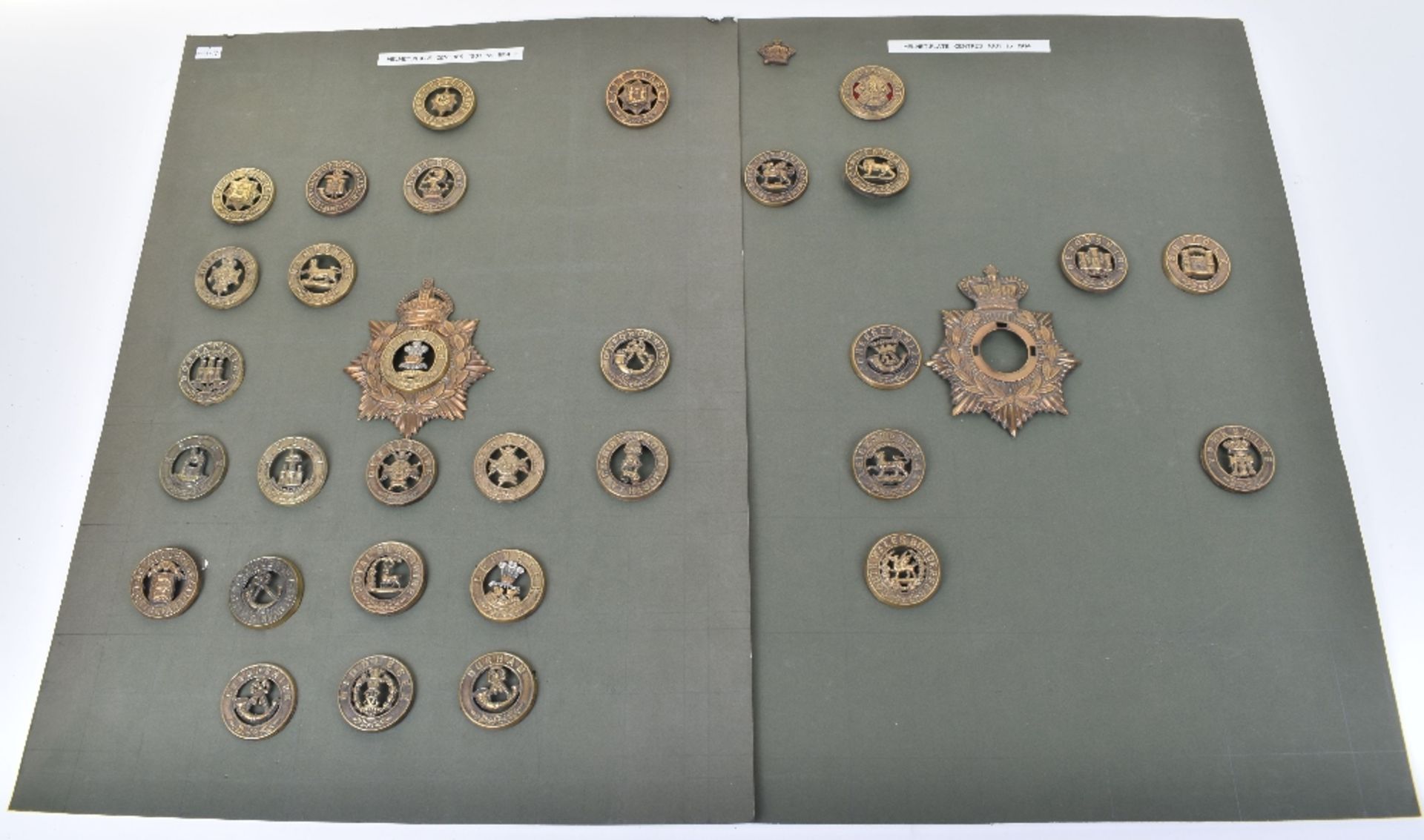 Military Helmet Plate and Centres