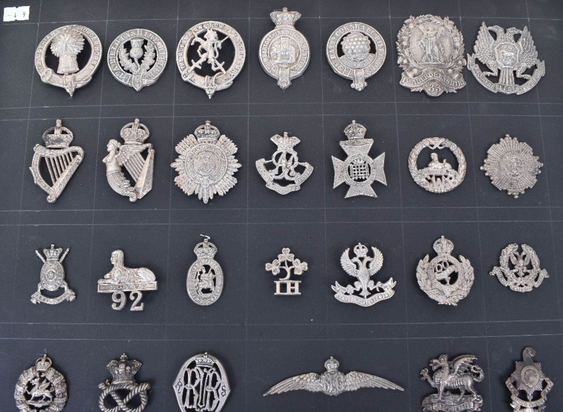 Military White Metal Badges - Image 2 of 3